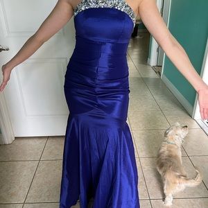 Gorgeous royal blue/purple prom dress in perfect condition!